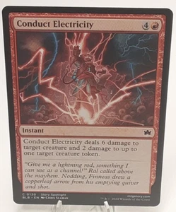 MTG - Bloomburrow - Conduct Electricity - #0130 - Playset x4 - Near Mint - Bild 1 von 6