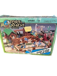 Jeu de construction en rondins Fort Apache General Custer Frontier 1992 - Photo 1/24