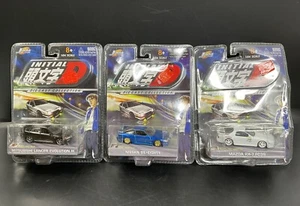 Jada Toys 1/64 Initial D Diecast Cars 3er Set, Nissan Mazda RX-7 Mitsubishi - Bild 1 von 24