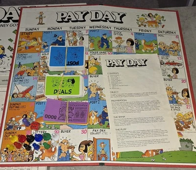Payday- Vintage Board Game By Parker 1974 100% Complete - Image 1 of 4