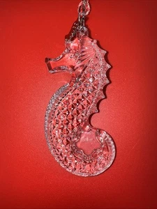 Waterford Crystal 2011 Seahorse Ornament with Box 154330 - Picture 1 of 8