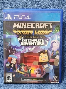 Sony PS4 Minecraft Story Mode The Complete Adventure Pre-Owned - No Manual - Picture 1 of 3