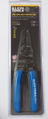 Klein Tools 1010 Nariz Larga Multi Herramienta Pelacables Cortadores de Alambre Prensado Foto 1 de 4