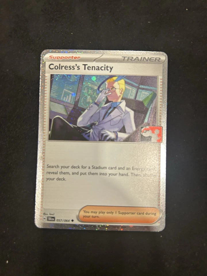Colress's Tenacity 057/064 SFA Prize Pack Series Stamped Holofoil - Image 1 of 1