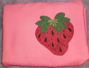 PINK 68" x88" TABLECLOTH OVAL LACE EDGES NO IRON FABRIC WASH/DRY WASHED ONCE - Picture 1 of 11