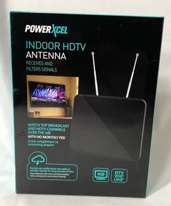 PowerXcel Indoor HDTV Antenna DTV/VHF/UHF Receiver NEW SEALED - Picture 1 of 3