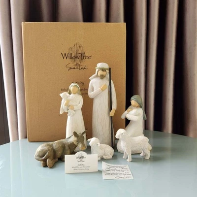Willow Tree Nativity_sculpted hand-painted 6-piece set #26005 New Fullbox - Image 1 of 4