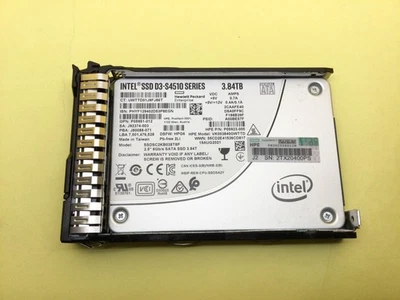 P18428-B21 HPE 3.84TB SATA 6G READ INTENSIVE SFF SC MV SSD P18485-001 - Image 1 of 4