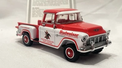 MATCHBOX THE BUDWEISER YVT04-M 1955 CHEVROLET PICK UP TRUCK  1:43 NEW IN BOX - Image 1 of 4