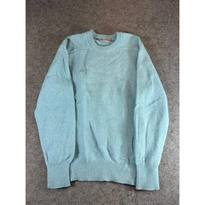 Suéter Clásico Vintage Años 90 Sears Para Hombre Mediano Azul Pullover Tejido Minimalista - Imagen 1 de 4