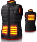Heated Vest, Abuytwo Electric Heating Jacket Warm Fleece Polar for Men Women Wat