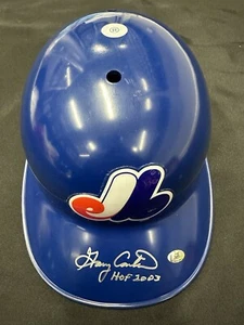 Gary Carter HOF 2003 Signed Authentic Expos Batting Helmet JSA - Picture 1 of 3