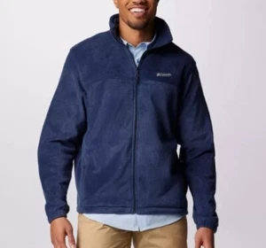 Columbia Steens Mountain 2.0 Fleecejacke Herren Gr. XL blau durchgehender Reißverschluss Taschen - Bild 1 von 12