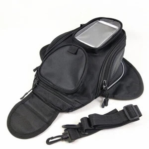 Universal Magnetic Motorcycle Oil Fuel Tank Bag Waterproof 4 Pocket Saddlebag - Picture 1 of 6