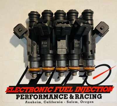 SALE $549.49, SET-5, 850 cc/min, Bosch, EV-14, Fuel Injectors, Volvo, Matched - Image 1 of 2