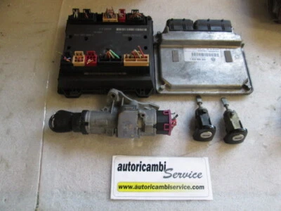 KIT ACCENSIONE AVVIAMENTO VOLKSWAGEN POLO 1.2 B 47KW 5M 3P (2003) RICAMBIO USATO — 第 1/4 张图片