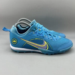 Botines de fútbol Nike Mercurial Air Zoom Vapor 14 Pro TF para hombre talla 8,5 azules - Imagen 1 de 8