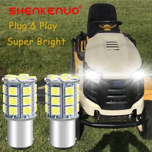 2 Bright LED Headlight Bulbs For Cub Cadet LTX1042, LTX 1046 KW tractor mower US - Picture 1 of 11