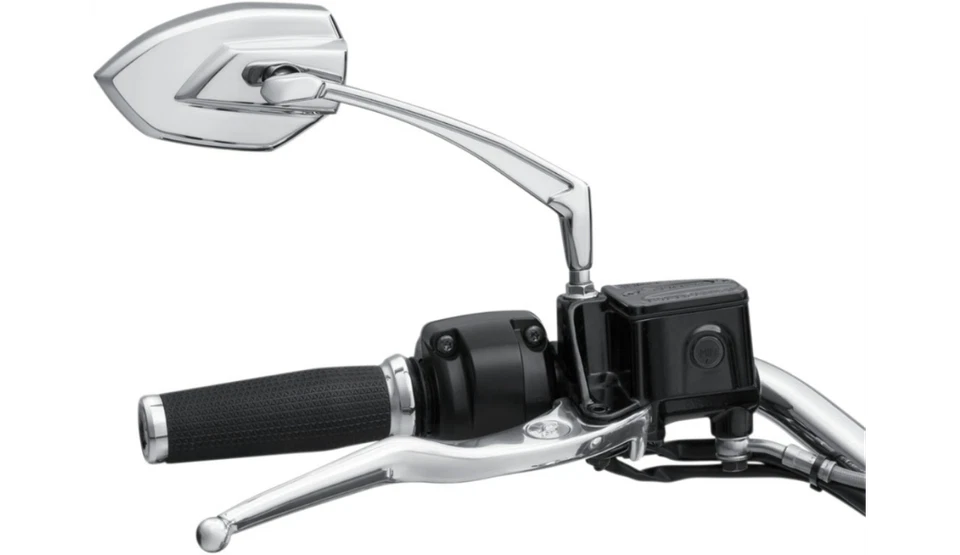 ESPEJOS RETROVISORES KURYAKYN PHANTOM CABEZA DE PALA HARLEY DYNA SOFTAIL SPORTSTER TOURING  Foto 1 de 1