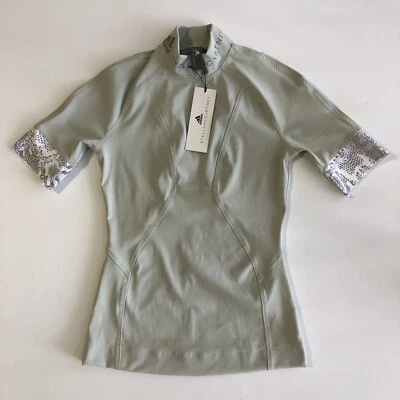 Adidas by Stella McCartney Women's Heat RDY Run Shirt Sz XS Green NWTs FK9701 - Image 1 of 4
