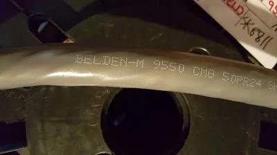 Belden Wire 9550 24/50P Overall Shielded Twist Pair Control/Computer Cable /1ft - Image 1 of 4