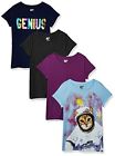 Spotted Zebra Girls Short-Sleeve T-Shirts, Multipack (4 T-shirts) Small 6/7