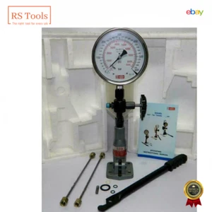 Diesel Injector Nozzle Pop Tester 0 - 600 BAR Dual Scale 0-8500 PSI Gauge USA - Picture 1 of 15