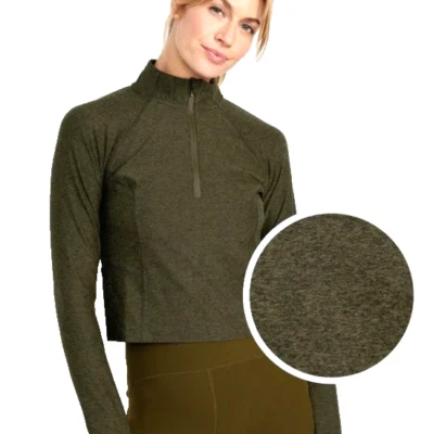 Old Navy Active Shirt Womens S Pullover Qtr Zip Go Dry Long Sleeve Activewear - Image 1 of 4