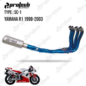 Exhaust Fullsystem Yamaha YZF R1 1998-2003 Header Front Link Pipe Muffler  - Picture 1 of 1
