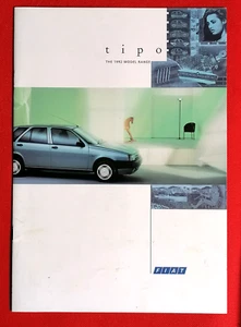1992 FIAT TIPO Sales Brochure - 2.0ie 16v, 1.8ie SX, 1.6SX, Selecta, 1.4 Formula - Picture 1 of 10