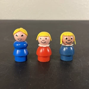 Vintage Three (3) Fisher Price Figure Lot! - Picture 1 of 9