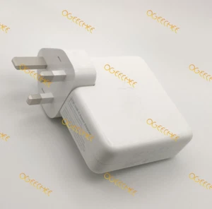 Adaptador cargador puerto USB-C genuino Apple 87W enchufe de pared para MacBook Air Pro iMac - Imagen 1 de 2