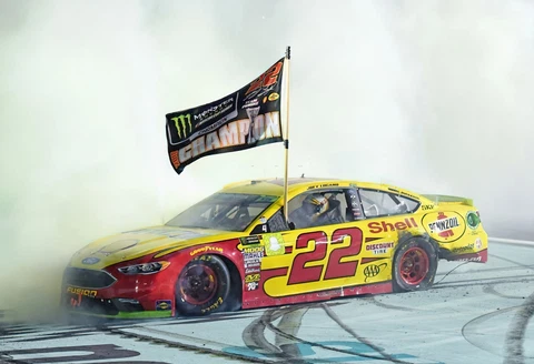 Joey Logano #22 Shell Penzoil NASCAR 2018 Champion 13x19 Gloss Photo Print 2k29 Cover