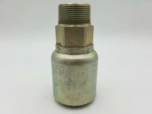 Parker 10178-20-20 Hydraulic Hose Fitting 1-1/4" NPTF 1-1/4" Hose Steel Straight - Picture 1 of 10