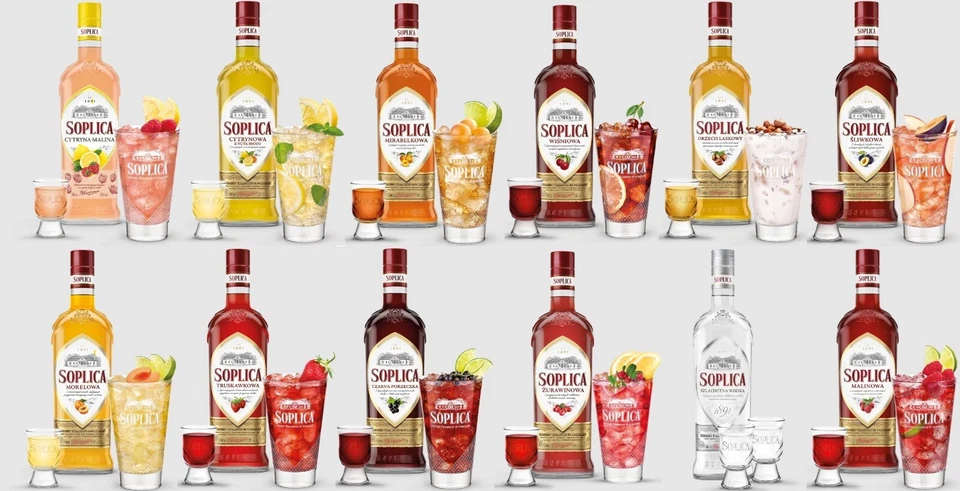 Soplica Likör Wodka Verschiedene Sorten Große Auswahl Polnischer Vodka Likör - Bild 1 von 1