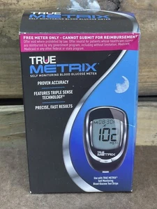 True Metrix RE4H0101 Self Monitoring Blood Glucose Meter - Picture 1 of 13
