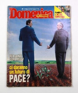 Domingo Del Corriere N. 51 Diciembre 1987 REAGAN Y GORBACHOV Periódico Raro - Imagen 1 de 24
