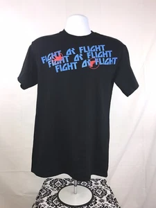 Camiseta Step Up Repeat Logo Lucha o Vuelo Negra Hombre XL Mujer Unisex  - Imagen 1 de 7