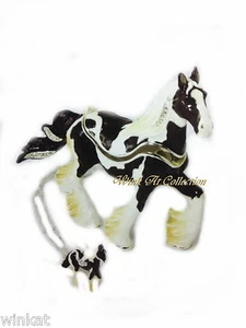 Gypsy Vanner Horse Bejeweled Trinket Box - Picture 1 of 1