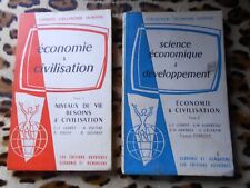 Cahiers d’Économie Humaine. Économie et civilisation, tomes 1 & 2. 1956-58