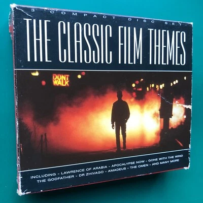 CLASSIC FILM THEMES 3x CD Platoon Apocalypse Now Zhivago Omen Amadeus Casablanca - Image 1 of 4