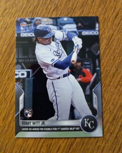 2022 Topps Now BOBBY WITT JR #3 RC 1st Career MLB Hit - Picture 1 of 2