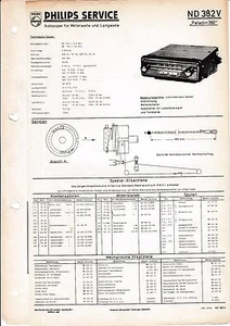 Service Manuel D'Instructions pour Philips ND 382 V, Paladin 382 - Picture 1 of 1