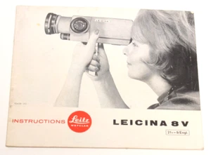 LEITZ LEICINA 8V INSTRUCTION MANUAL - Picture 1 of 4