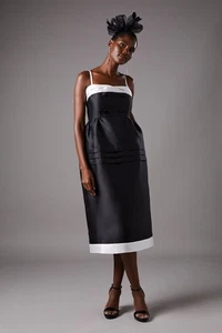 Coast Mono Midi Dress Womens Occasion Dresses - Picture 1 of 6