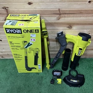 Ryobi 10" Freischneider & 250CFM Gebläse Combo Kit PCLCK201K - gebraucht - Bild 1 von 8