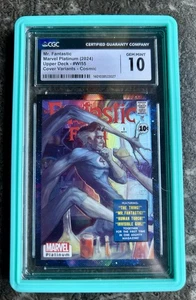 2023 Marvel Platinum Cover Variant Cosmic /25 Mr. Fantastic CGC 10! Pop 2! - Picture 1 of 2