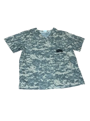 National Guard Digital Camo Scrub Top XL 65% Polyester 35% Cotton - Image 1 of 4