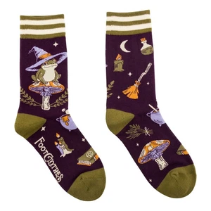 Archtoad of Hatville Unisex M/L Talla 6-13 Crew Calcetines Ropa para Pies Moda Nuevo - Imagen 1 de 2