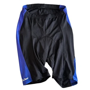 Vintage LL BEAN Herren M schwarz blau Retro gepolstert Fahrrad Radhose R452 - Bild 1 von 12